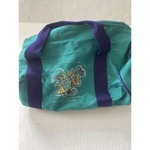 Superbowl XXXI 14" Tote Strap Shoulder Bag‎ Sprint  Green Purple 1997 Vtg READ!